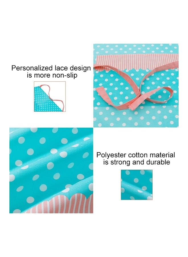 Candy-Coloured Dots Sleeveless Apron Blue 80 x 64cm  - Image 3