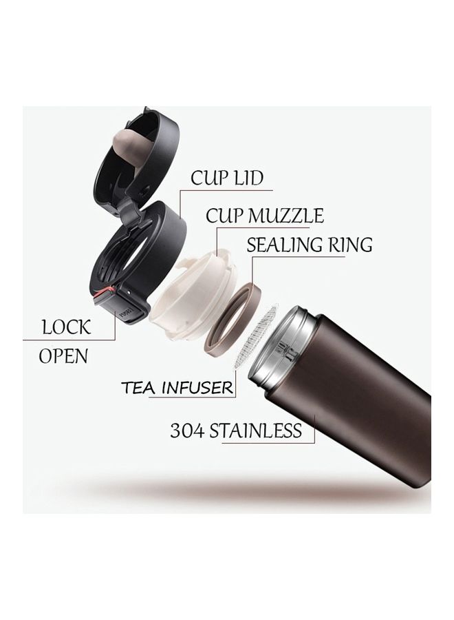 Double Wall Stainless Steel Vacuum Flask Black - Image 3