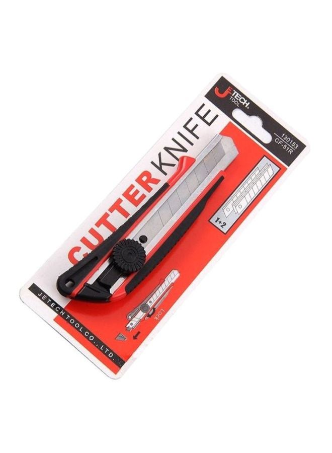 Jetech Soft and Comfortable Cutter Knife Black/Red/Silver - Image 2
