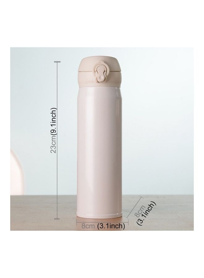 Portable Stainless Steel Vacuum Flask with Airtight Lid Grey  - Image 2