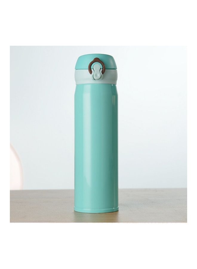 Portable Stainless Steel Vacuum Flask with Airtight Lid Blue  - Image 1