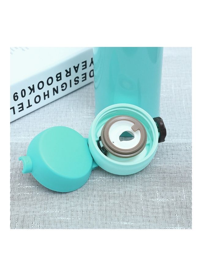 Portable Stainless Steel Vacuum Flask with Airtight Lid Blue  - Image 3