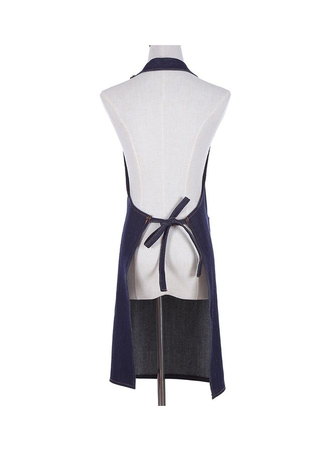 Halter Adjustable Denim Apron Blue 20 x 20 x 2cm  - Image 2