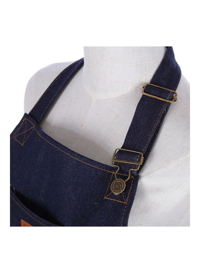 Halter Adjustable Denim Apron Blue 20 x 20 x 2cm  - Image 3