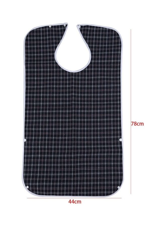 Waterproof Adult Mealtime Bib Apron Blue 78 x 44cm  - Image 2