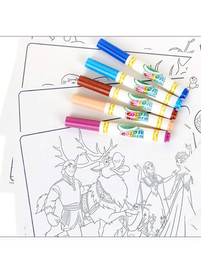 Crayola Frozen Color Wonder Overwrap Yellow/Blue/Purple - Image 2