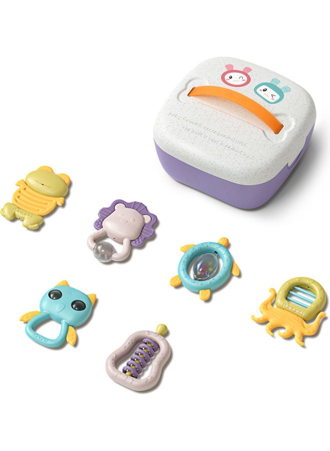 Baby Rattles Teethers Toys Set with Storage Box  - Image 1
