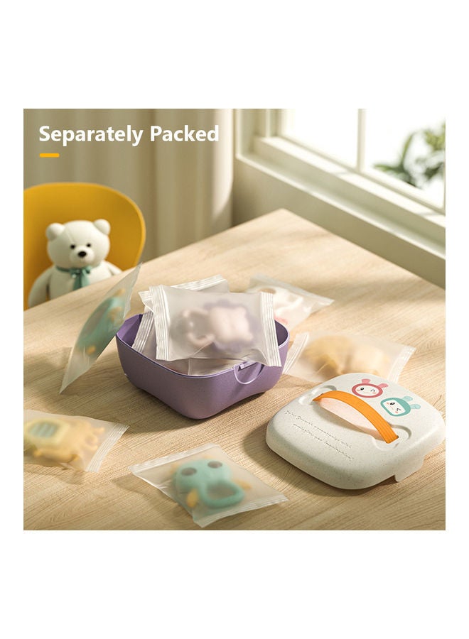 Baby Rattles Teethers Toys Set with Storage Box  - Image 4