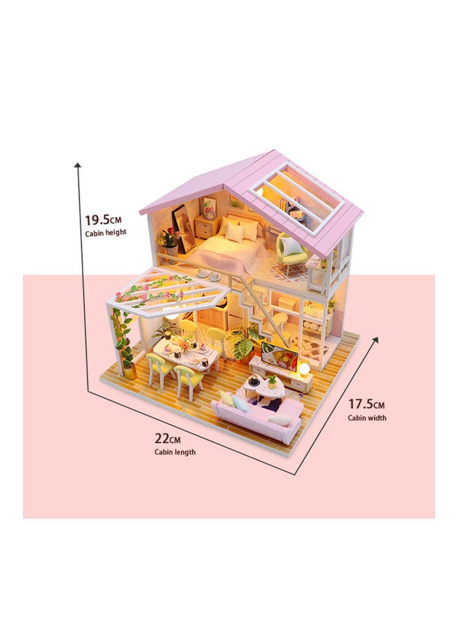 null - Miniature DIY Wooden Doll House Kit - Image 1
