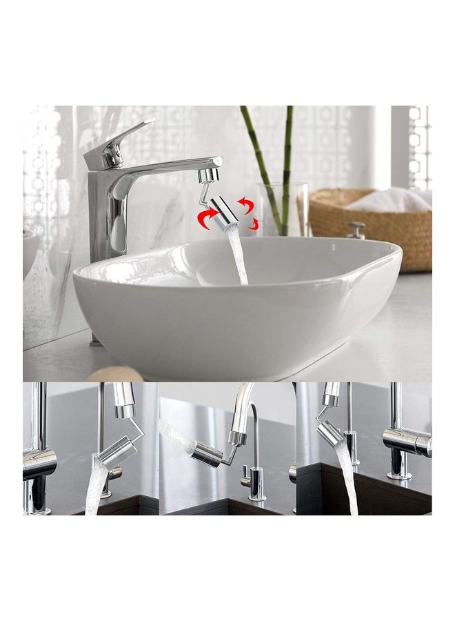 Generic - Anti-Splash Spout Filter Dual-Function Faucet Silver - Image 1