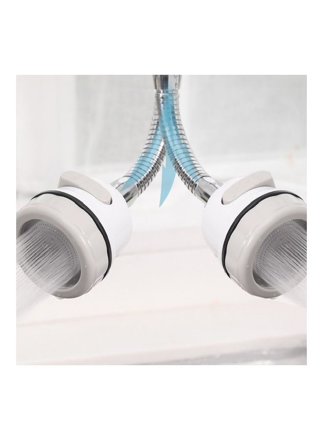 2-Piece Flexible Splash-Proof Water-Saving Faucet with 3 Files and Filter Multicolour - Image 2