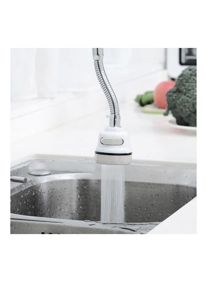 2-Piece Flexible Splash-Proof Water-Saving Faucet with 3 Files and Filter Multicolour - Image 3