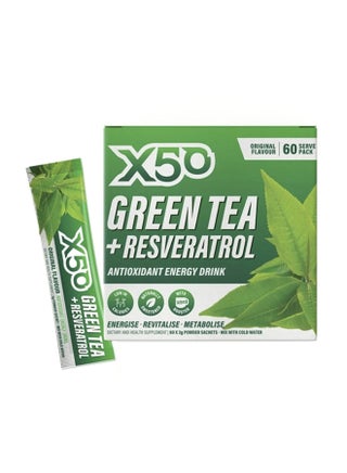 Original Flavor Green Tea Plus Resveratrol Energy Drink, Pack Of 60 - v1622891449/N47592243A_1