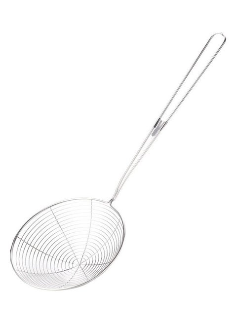 Stainless Steel Wire Mesh Fried Filter Silver