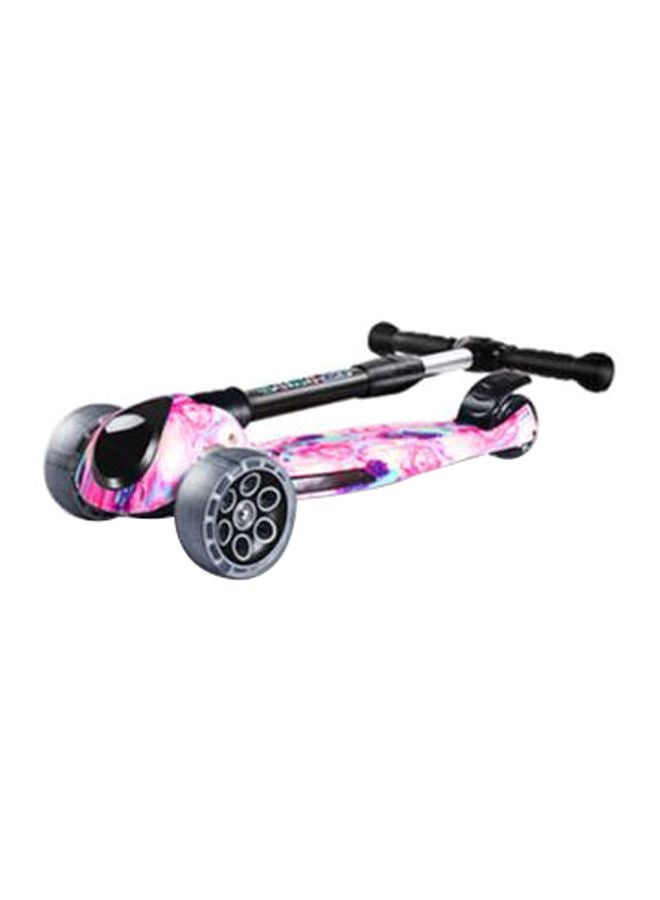 Cool Baby Foldable Kick Scooter - Assorted Colours Pink 61x31x78cm - Image 1