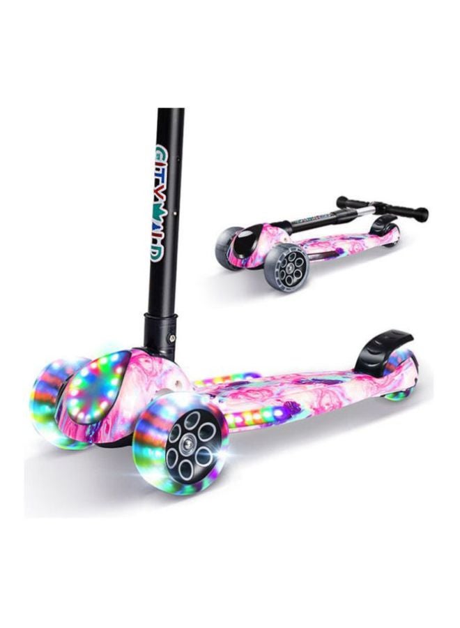 Cool Baby Foldable Kick Scooter - Assorted Colours Pink 61x31x78cm - Image 2