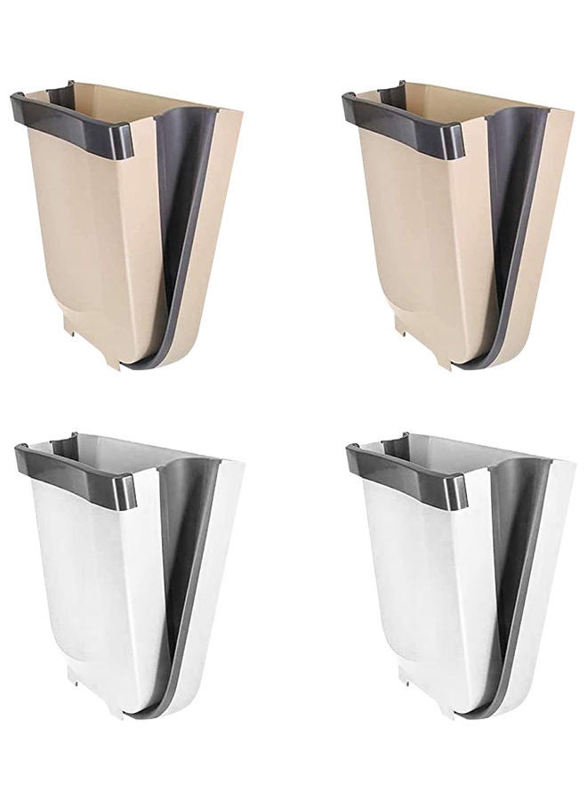 إيونتو سلة مهملات قابلة للتعليق للقمامة من 4 قطع متعدد الألوان 29 x 25 x 15سم - Image 2