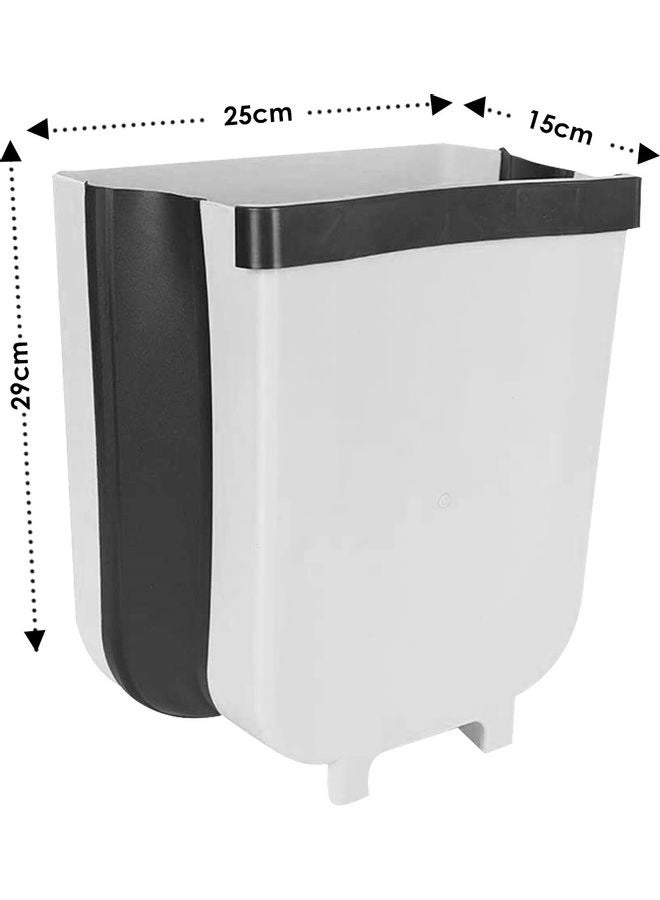 AIWANTO 4-Piece Hanging Garbage Can Waste Basket multicolor 29 x 25 x 15cm  - Image 3
