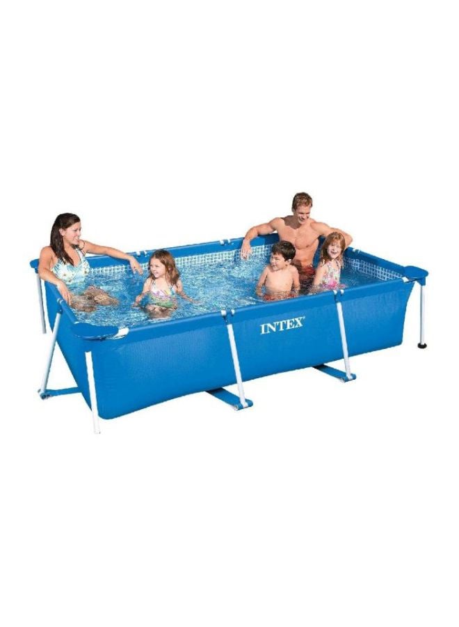 INTEX - 2.2M X 1.5M X 0.6M Rectangular Frame Pool 220x150x60cm - Image 1
