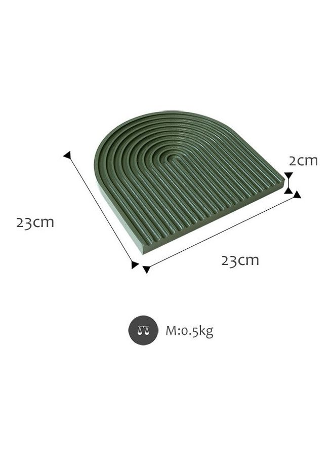 Water Ripple Cutting Board Green 23x23x2cm