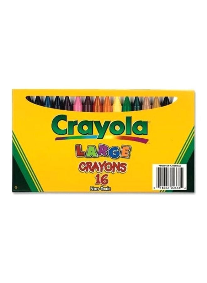 Crayola 16 Piece Large Crayons 0.5x4.25x7.56inch - Image 2