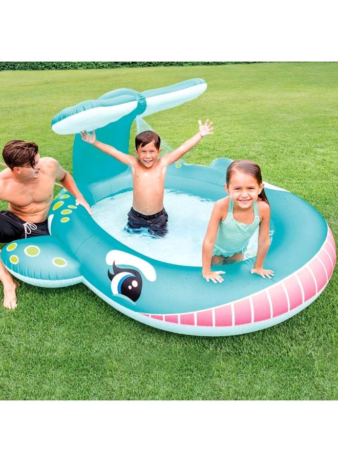 INTEX - Whale Spray Pool 79x77x36inch - Image 1