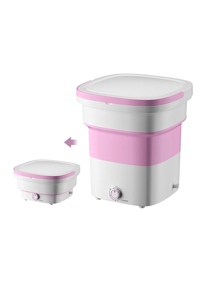 GT-Wheel Portable Mini Folding Clothes Washing Machine 135 W Miniwash111 Pink/White - Image 2