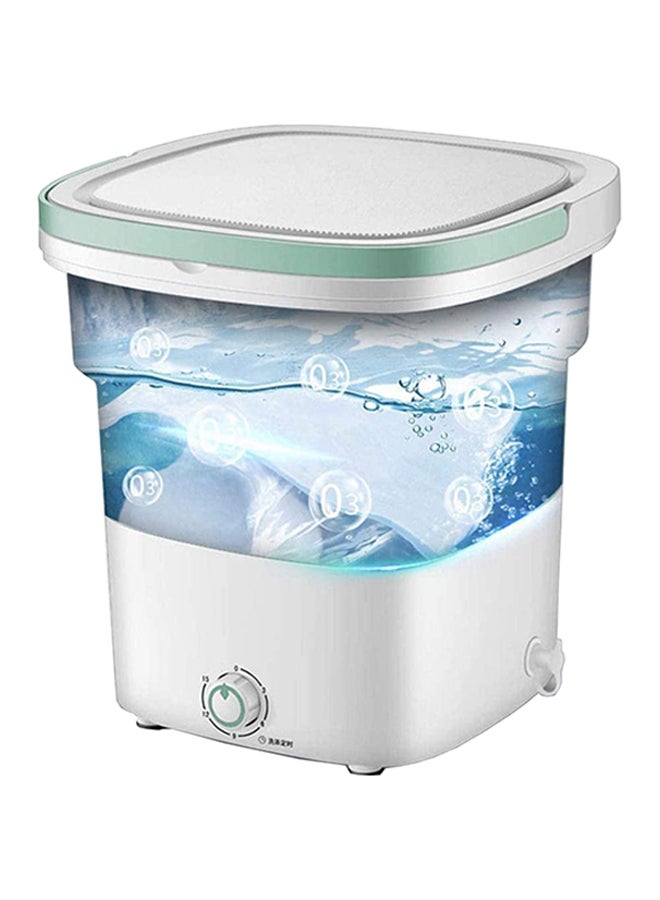 جي تي-ويل - غسالة ملابس صغيرة ومحمولة وقابلة للطي 135 W Miniwash110 أزرق/ أبيض - Image 1