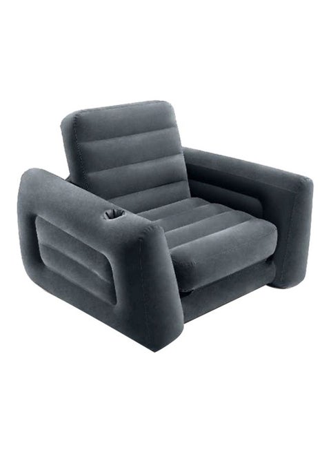 Pull-Out Chair Dark Grey 109x218x66cm