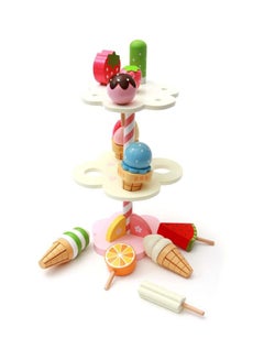 CYTHERIA Three-Layer Ice Cream Tree Kitchen Wooden Toys  - Image 2