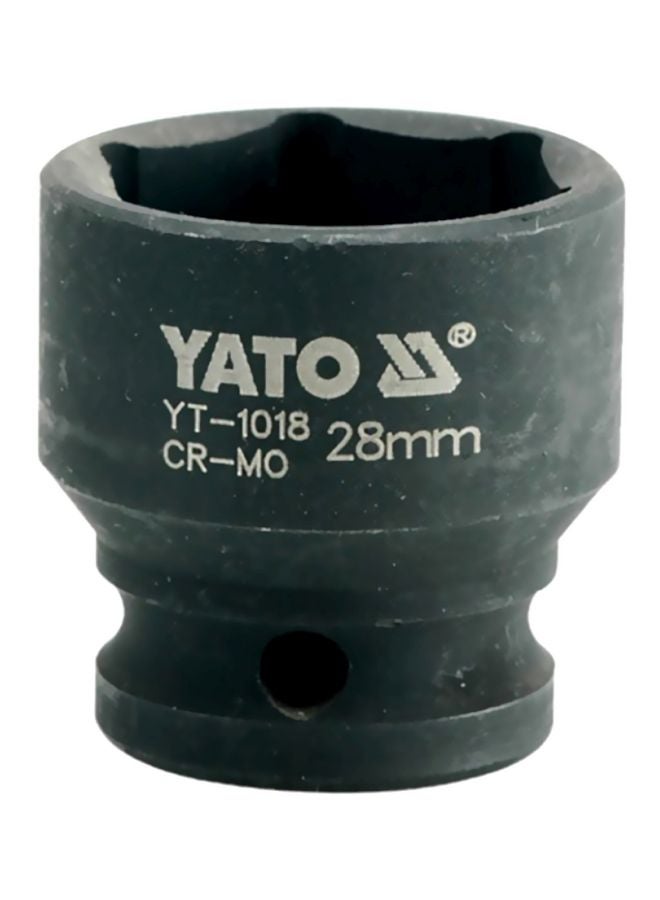 Yato Impact Socket 28mm 1/2-InchDr YT-1018 PL Black - Image 1