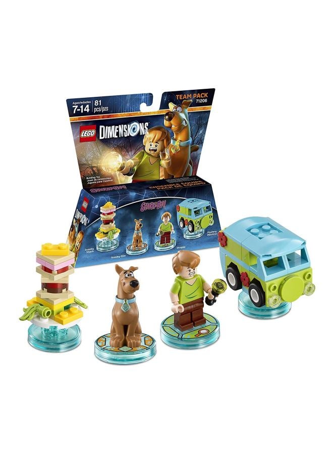 6970304450396 81-Piece Ingram Scooby Doo Team Dimensions Building Kit 81 7+ Years - v1622904262/N47388149A_1