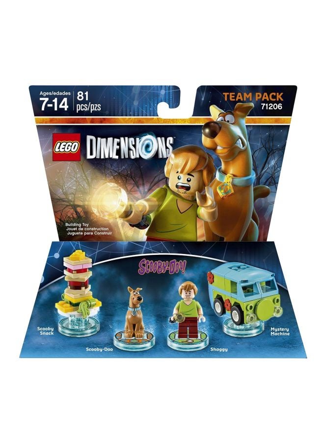 6970304450396 81-Piece Ingram Scooby Doo Team Dimensions Building Kit 81 7+ Years - v1622904262/N47388149A_2