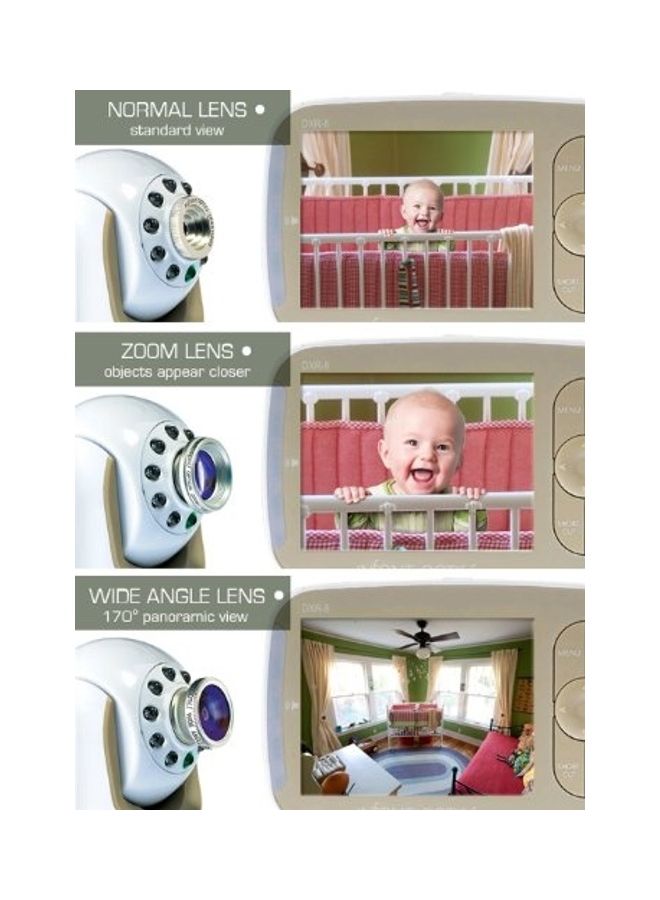 إنفانت أوبتكس عدسة بصرية واسعة الزاوية للرضع لكاميرا DXR-8 - Image 3