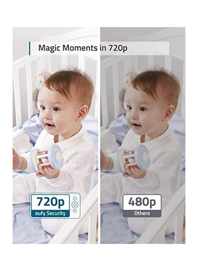 eufy - Portable Baby Security Video Monitor With 720P Camera Set - Image 1