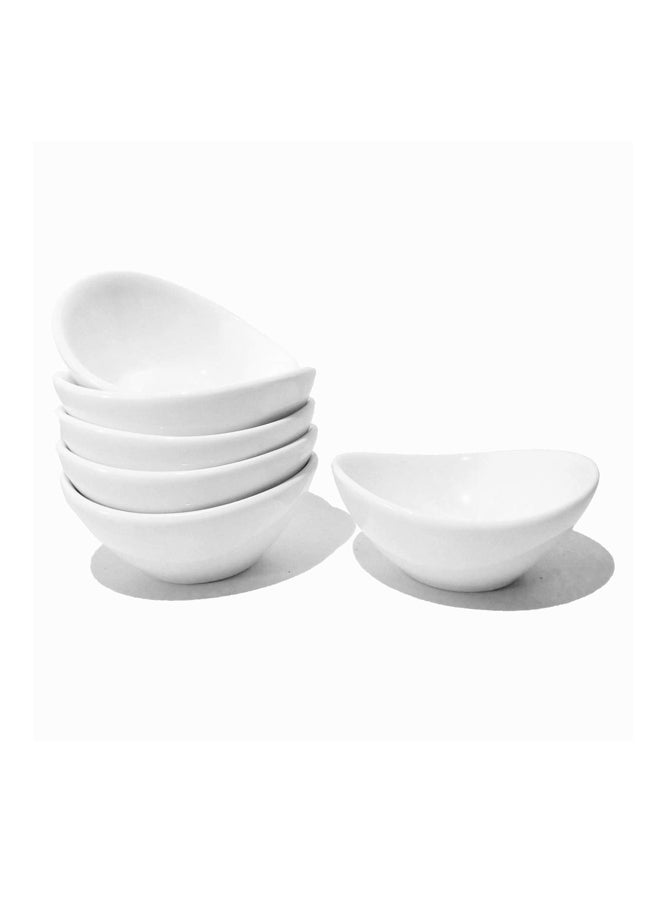 Dove 6-Piece Mini Sauce Dish White 5inch - Image 2
