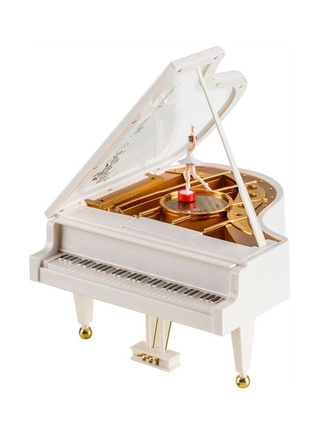 Cool Baby Classic Piano Music Box With Dancing Ballerina 14.6x12.8x12.2cm  - Image 2