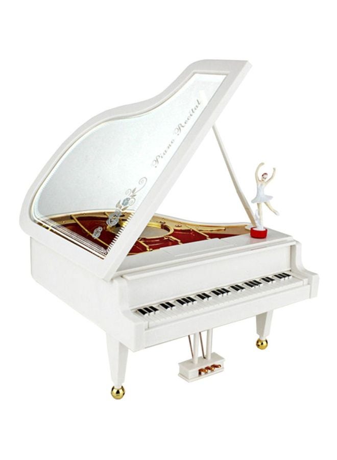 Cool Baby Classic Piano Music Box With Dancing Ballerina 14.6x12.8x12.2cm  - Image 1