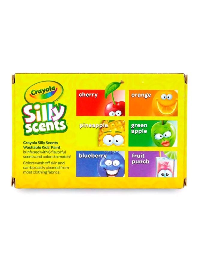 كرايولا طقم ألوان طلاء سيلي سينتس قابل للغسل مكون من 6 قطع - Image 4