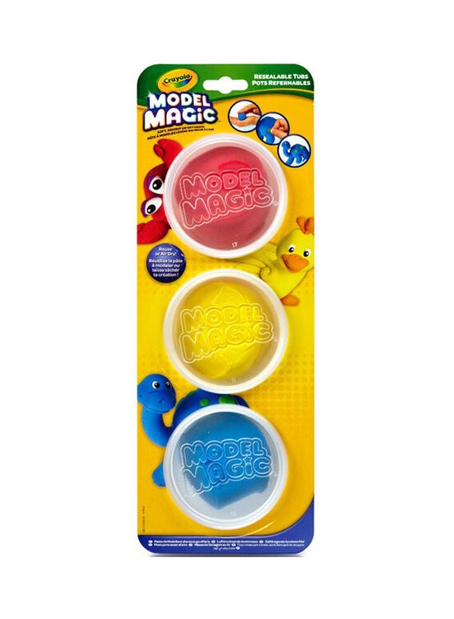 Crayola 3-Piece Model Magic Clay Alternative Set 2x1x3inch - Image 3