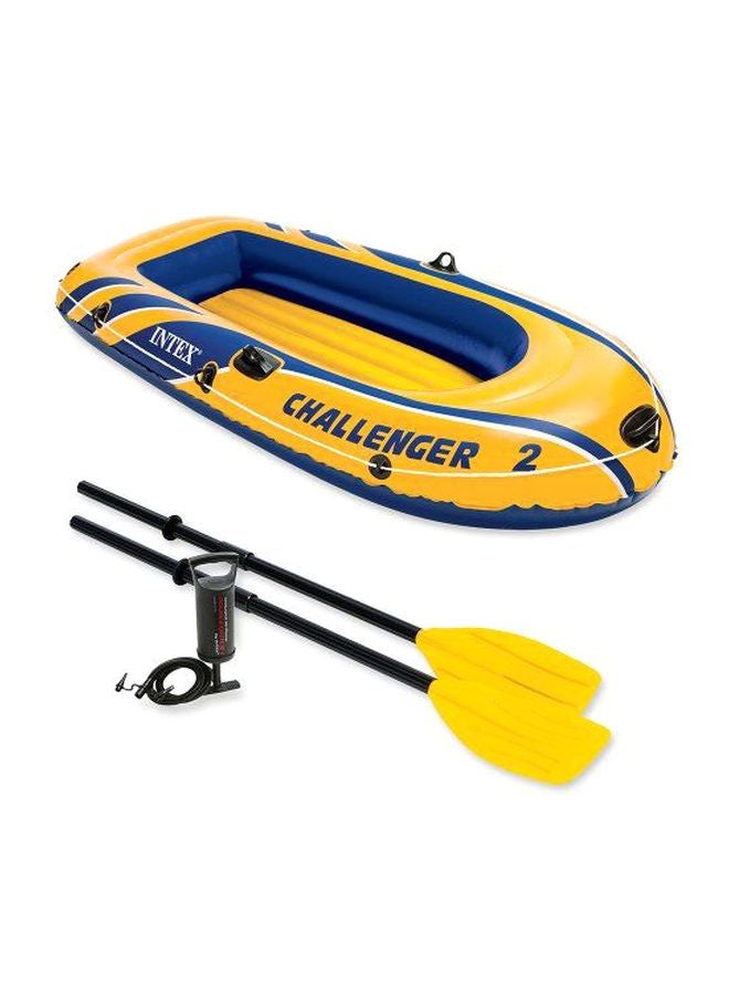 انتكس مجموعة قارب الماء المطاطي تشالنجر 2 236x114x41سم - Image 2