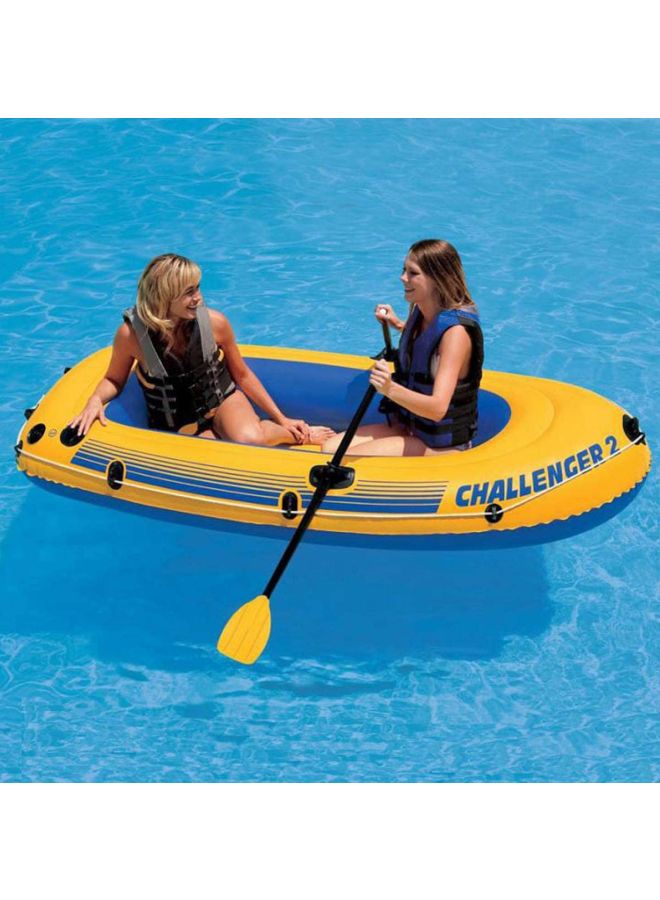انتكس مجموعة قارب الماء المطاطي تشالنجر 2 236x114x41سم - Image 3