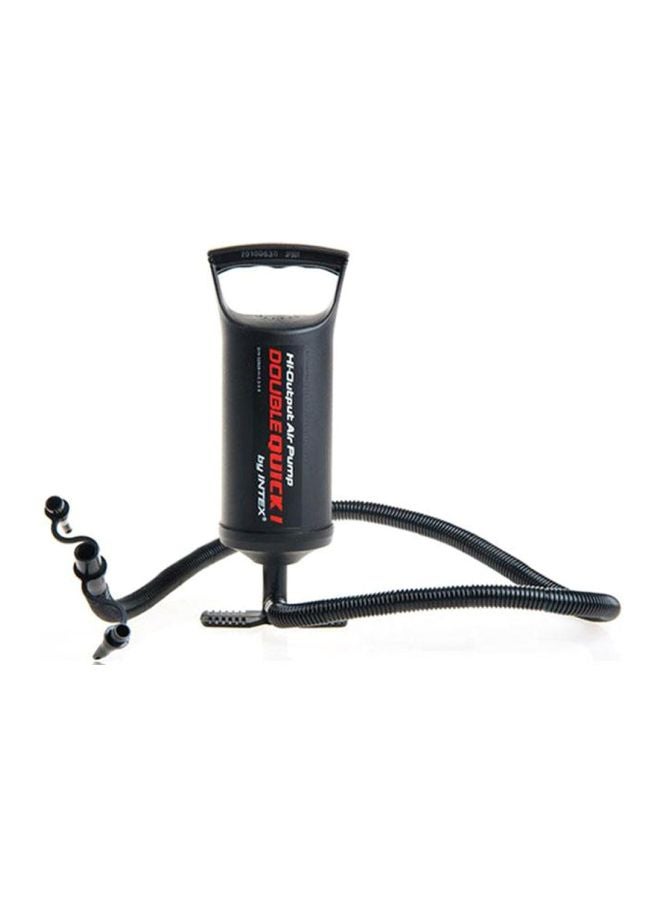 INTEX - 68612Double Quick I Hand Pump Black/Red/White 10.48x10.48x30.48cm - Image 1