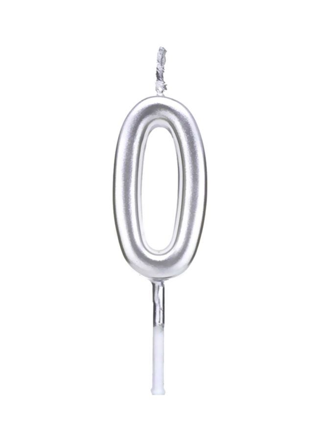Cool Baby Number 0 Happy Birthday Candle 2x4cm - Image 1