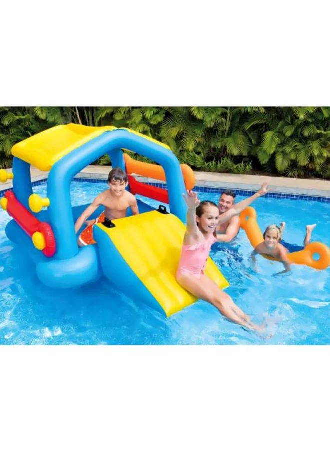 INTEX Inflatable Island With Slide 110x68x48inch