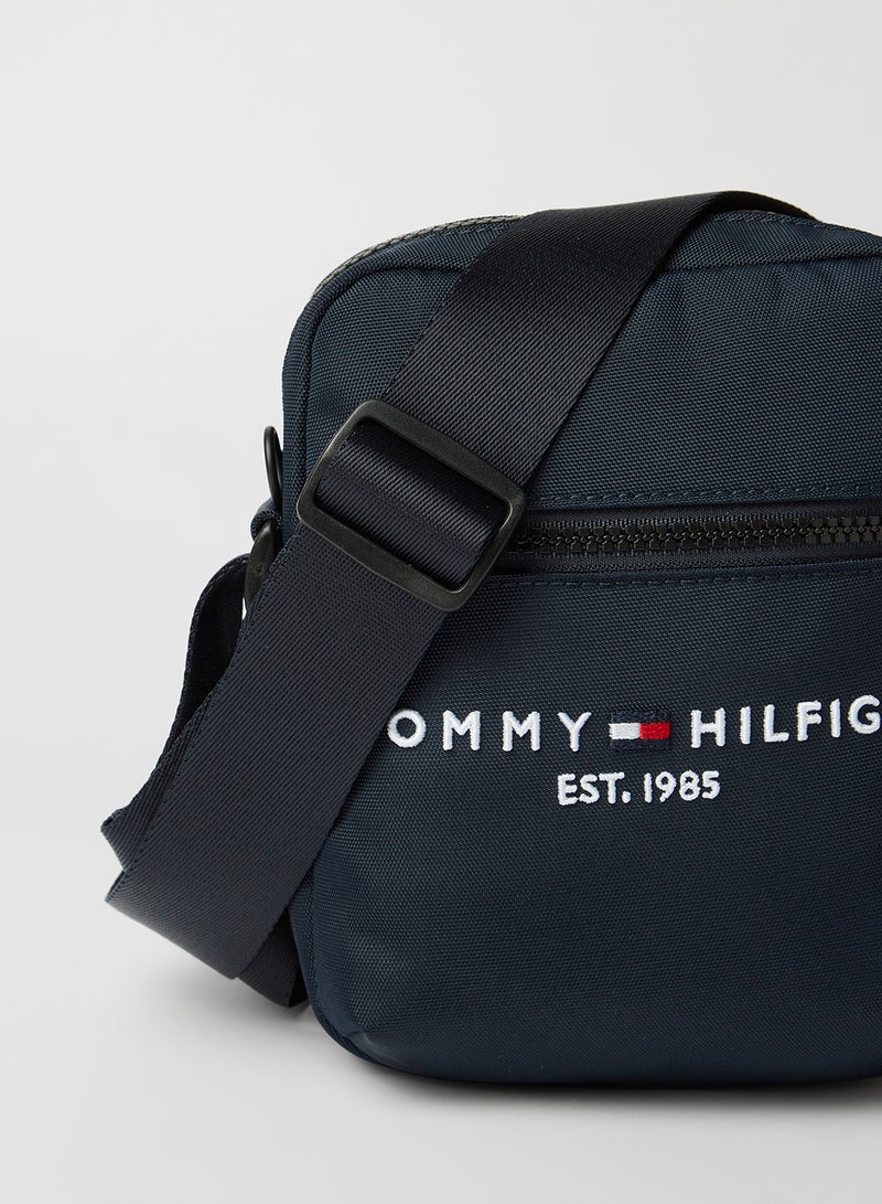 TOMMY HILFIGER - Established Small Reporter Bag Blue - Image 1