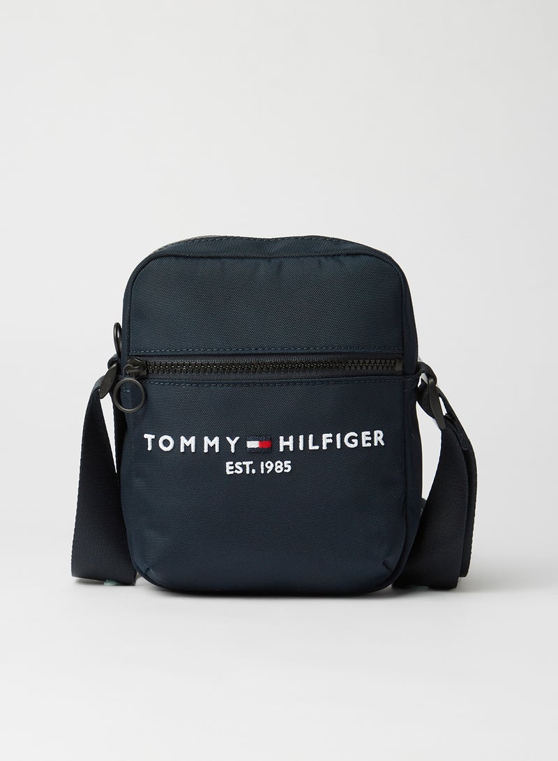 TOMMY HILFIGER - Established Small Reporter Bag Blue - Image 1