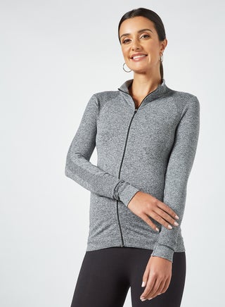 Slim Fit Active Maternity Jacket Grey - v1622950983/N43708668V_1