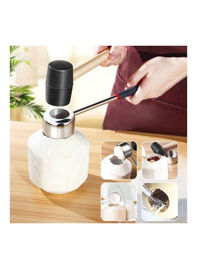 Generic - 3-In-1 Coconut Opener Tool Set Multicolour - Image 1