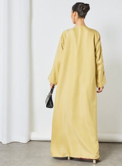 SIVVI for HANIYA Two Tone Open Front Abaya Multicolour  - Image 4